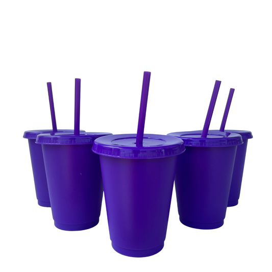 16oz Dark Purple Cold Cups
