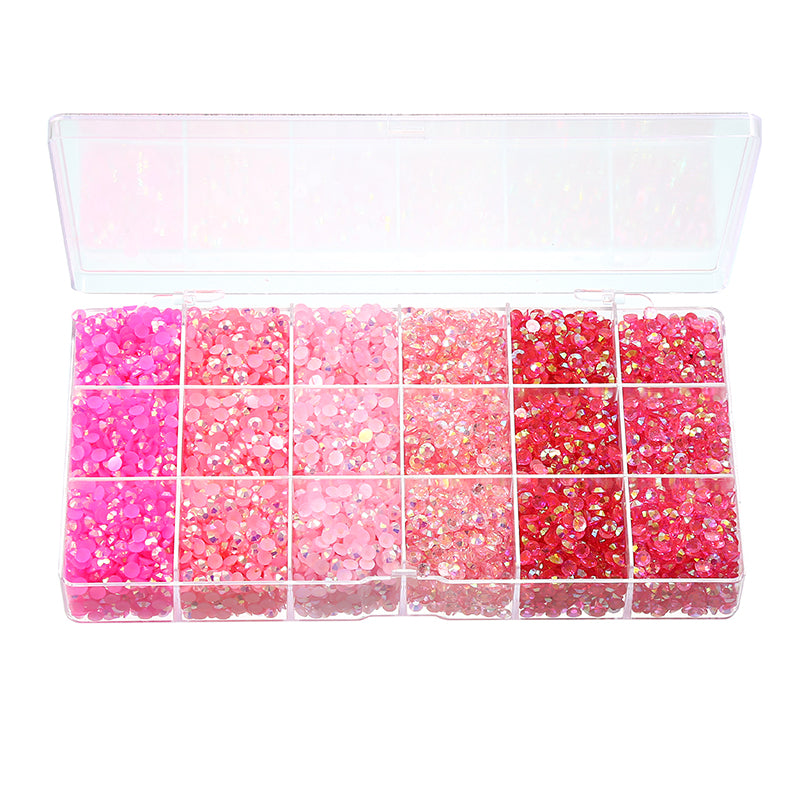 Love Me 6 Colors Jelly Rhinestone Kit