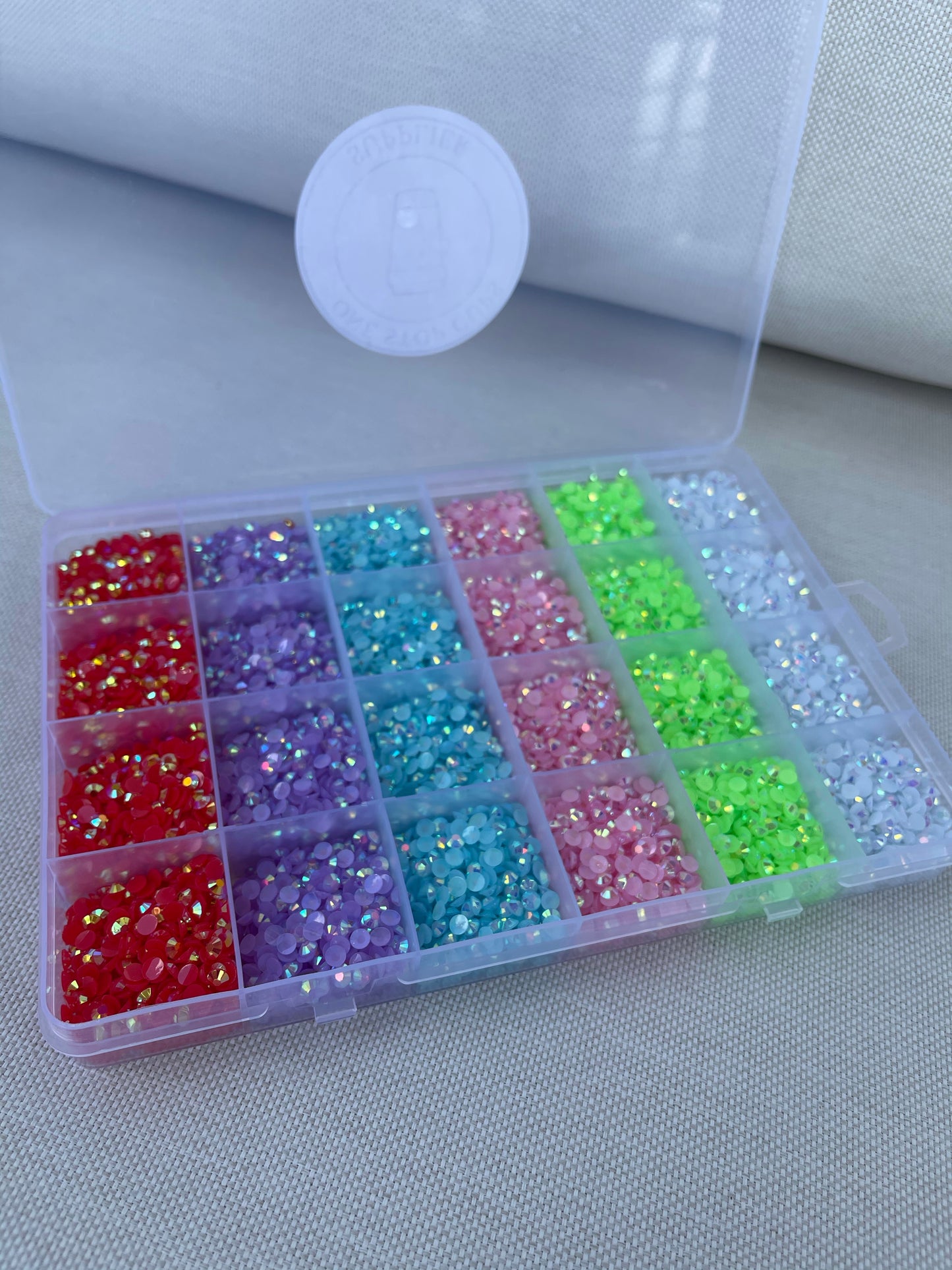 6 Colors Candy Jelly Rhinestone Kit