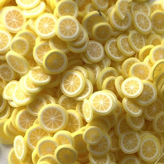 Lemon Polymer Clay Glitter