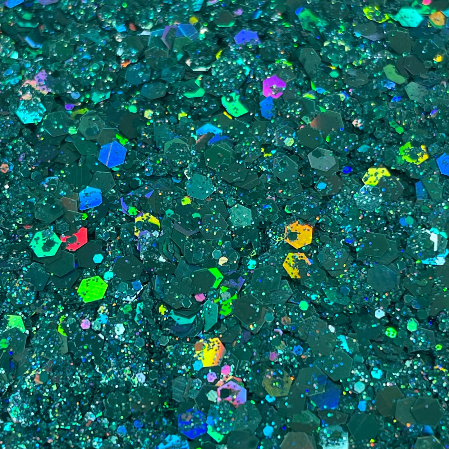 Aquamarine Chunky Glitter Mix