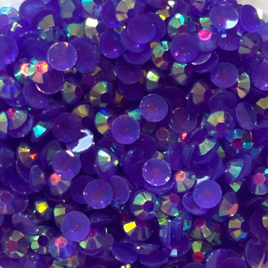 Translucent Dark Purple AB Jelly Stone – Crystal Bay Supplies